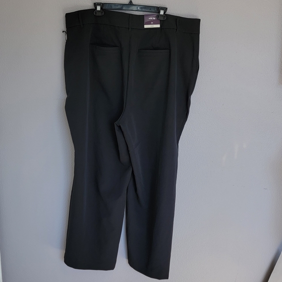 AVA & VIV WIDE LEG BLACK PANTS/ SIZE 24. - Picture 2 of 9